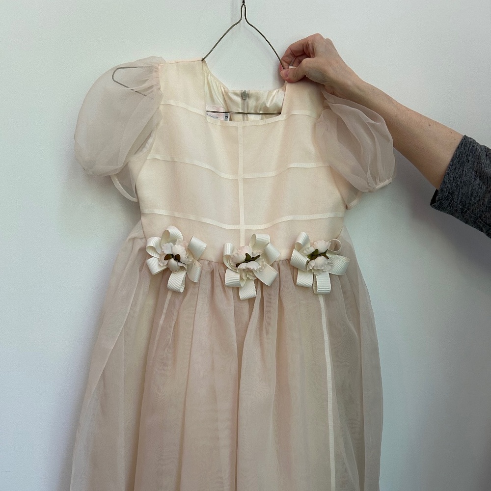 Vintage Joan Calabrese Girl Floral Dress